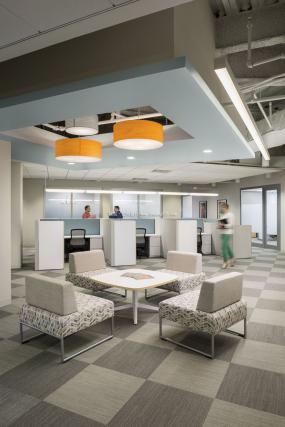 办公室墙体设计装潢效果图