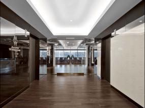 公司办公室简约装修装潢效果图