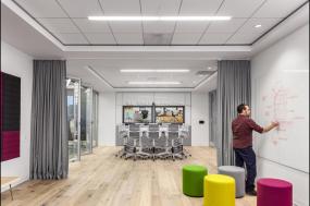 办公室pvc吊顶装修实物图片