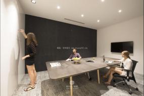 高端办公室天花石膏板装修效果图