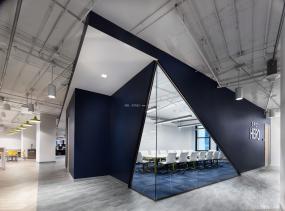 2018劳务公司办公室装修效果图