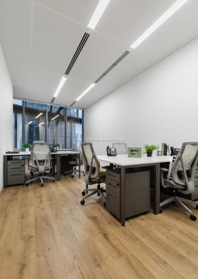 劳务公司办公室装修高清效果图