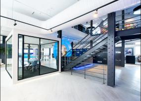 娱乐公司办公室装修实景图片