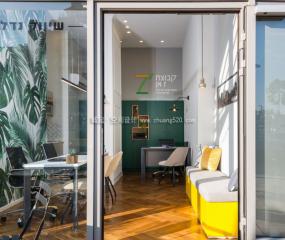 办公室地板拼花设计装饰图