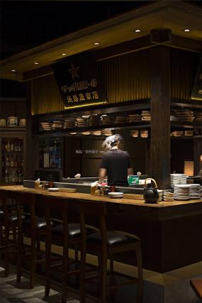 2019年复古风格餐厅装修效果图