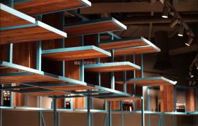 汉堡店装饰效果图片