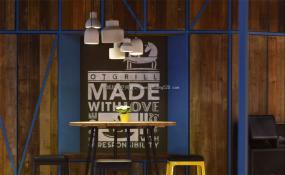 高端汉堡店装修效果图