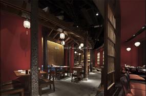 复古风格餐厅设计装饰效果图