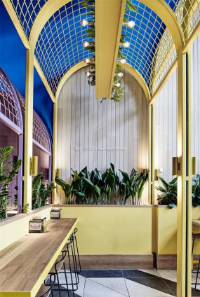 海鲜餐厅装修效果图片