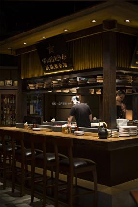 2019复古风格餐厅装修效果图