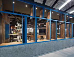 汉堡店装修效果图