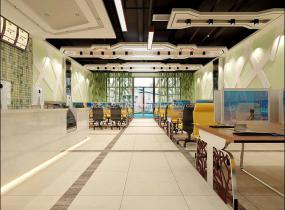 电竞网咖设计效果图