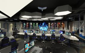 电竞网咖装饰效果图