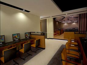 最新连锁网咖设计装饰效果图片