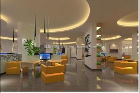 主题网咖设计装饰图