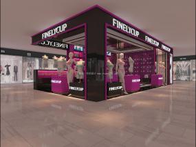 女士内衣店设计装饰效果图片