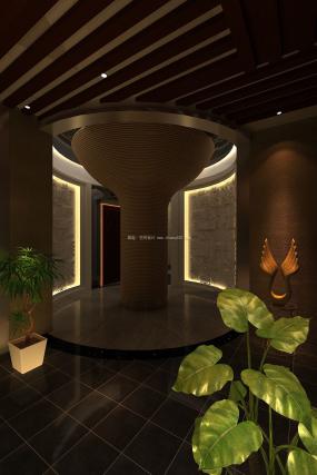 spa按摩店设计装修效果图