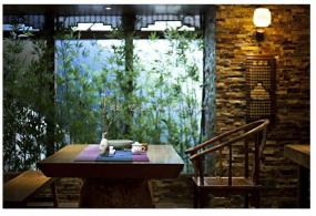 茶馆装修实景图片