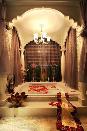 高档洗浴中心装修图片