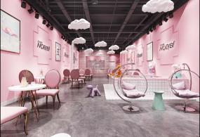 奶茶店装潢图片