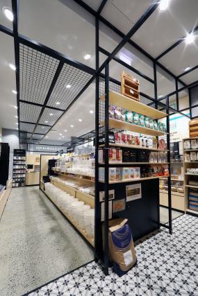 超市装修实景图片