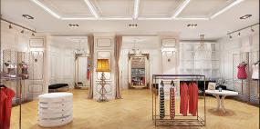 内衣店装潢设计效果图片