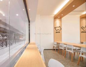 快餐店装修实景图片