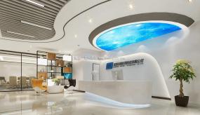 最新个性简约风格办公室效果图