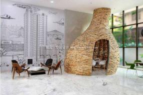 日式简约风格办公室装修实景图片