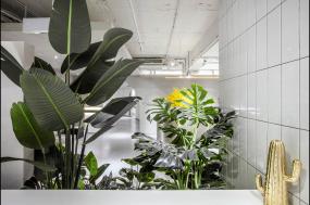 简约风格美发店设计装饰图