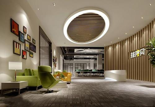 精致办公室装修效果图