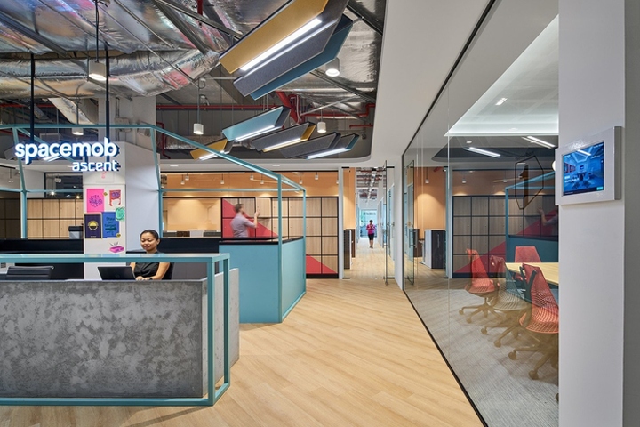 办公室前台装修效果图